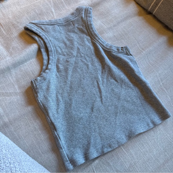 Edikted Taupe Ribbed Tank - Picture 3 of 3
